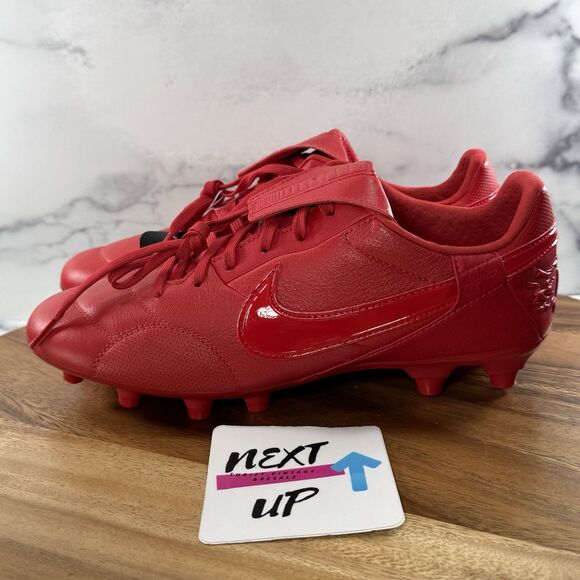 Mens size 8-Nike Premier 3 FG Fire Triple Red Soccer Cleats HM0265-600 nby